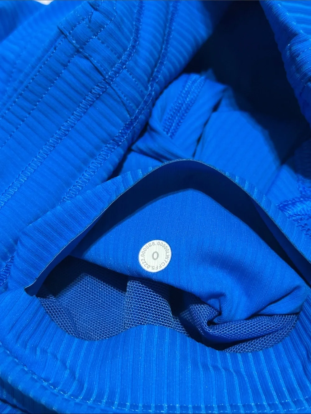 Lululemon | size 0 | base pace ribbed high rise shorts